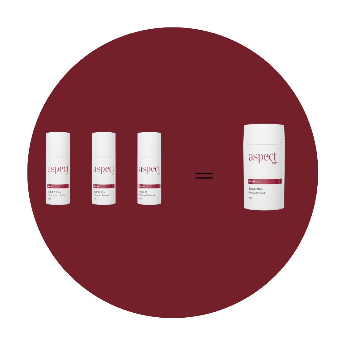 Aspect Dr A + B + C = FREE Resveratrol Face Moisturiser